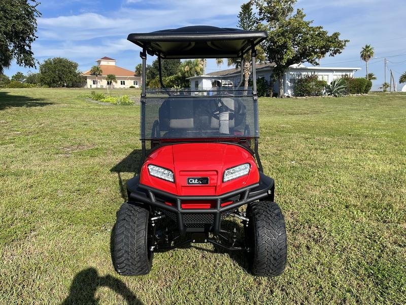 2026 Club Car Onward Lifted 4-Passenger Gas Golf Cart | Rally Red | All-Day Range & Power! - Image 2